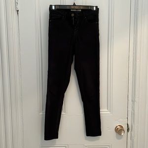 Black Topshop Jamie high rise skinny jeans